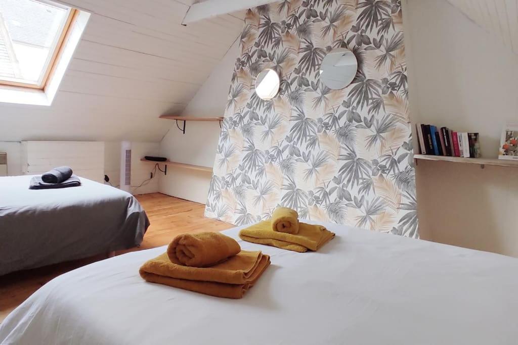 Maison De Pecheur Bord De Mer Bois Et Pierre 6-8 Pers Plobannalec-Lesconil ภายนอก รูปภาพ