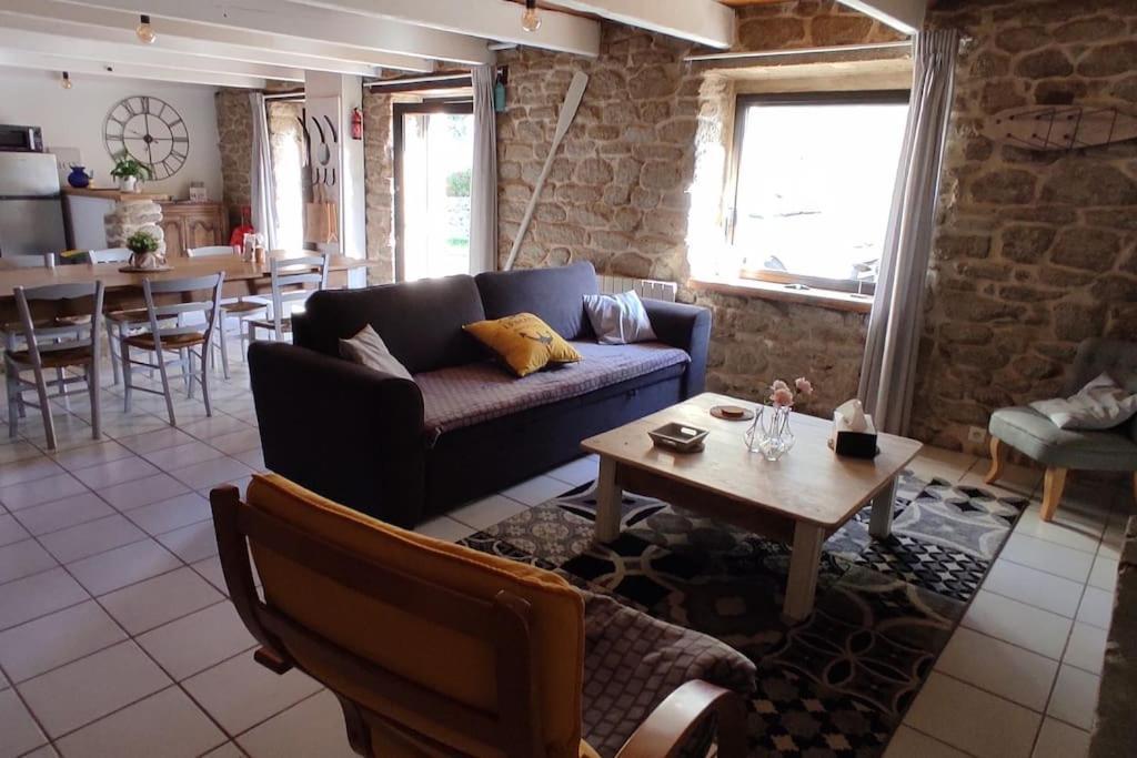 Maison De Pecheur Bord De Mer Bois Et Pierre 6-8 Pers Plobannalec-Lesconil ภายนอก รูปภาพ
