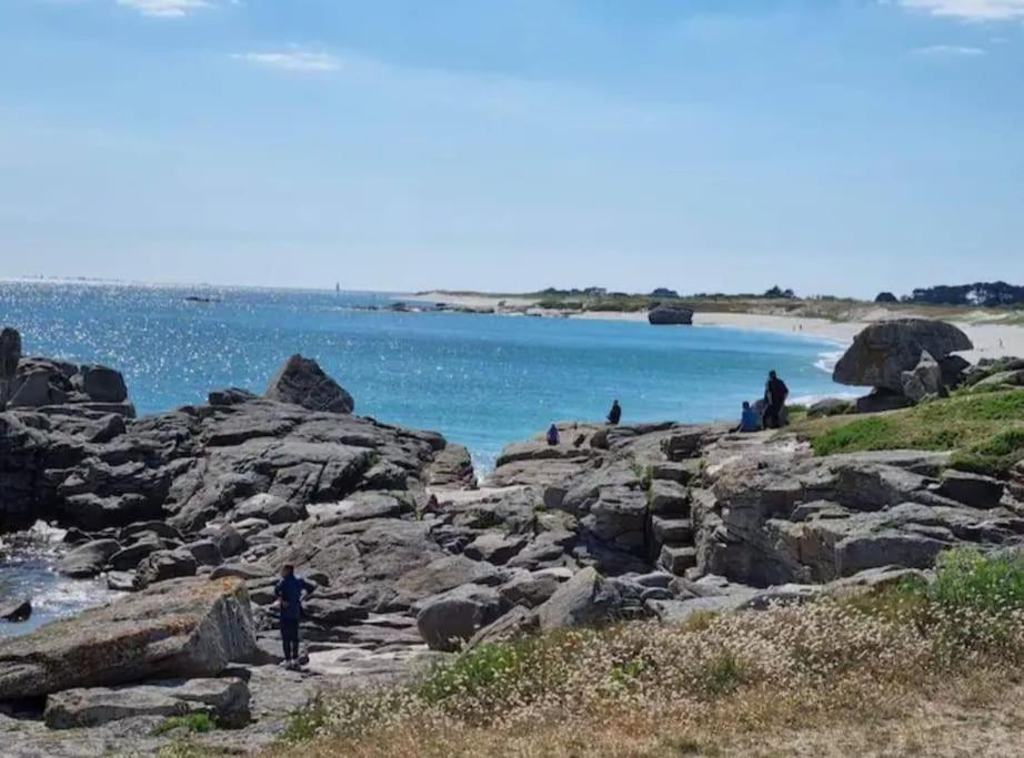 Maison De Pecheur Bord De Mer Bois Et Pierre 6-8 Pers Plobannalec-Lesconil ภายนอก รูปภาพ